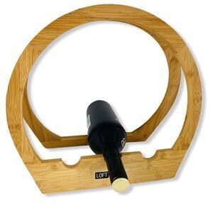 𝅺LOFT Minimalist Wood Wine Bottle Holder